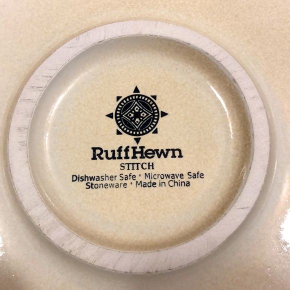 RUFF HEWN STITCH Charger Plate / Tan - Picture 4 of 6